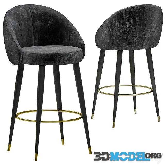 Deephouse Bar Chair Ferrara (black)