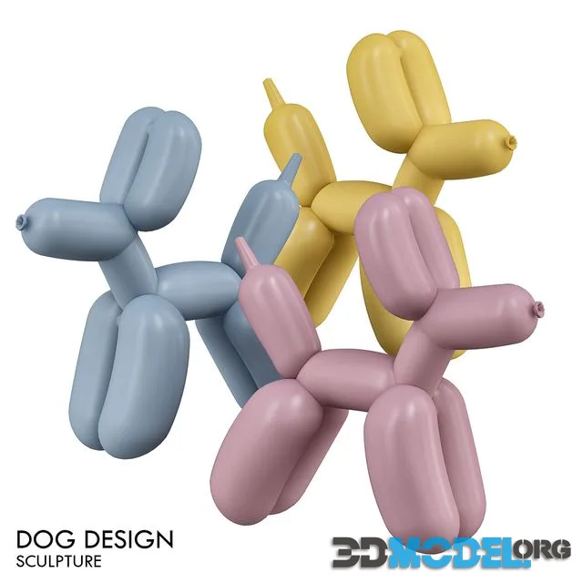 DESIGNER DOG SCULPTURE IMPERIUMLOFT-SKT00180