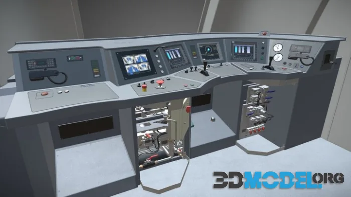 Desiro 45 Lastochka Train Driver Console (PBR)