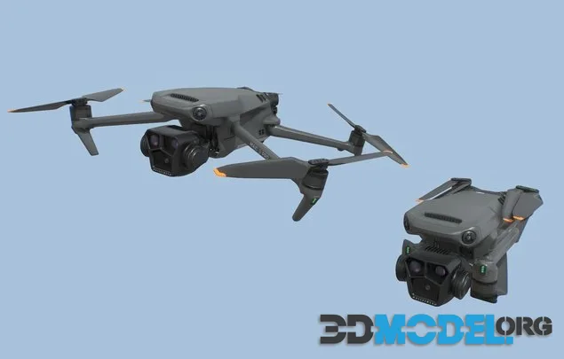 DJI Mavic 3 Pro 2024 Drone (PBR)