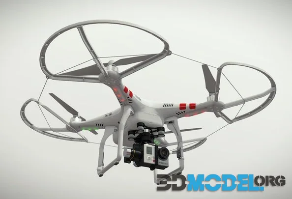 DJI Phantom 2 Quadcopter Prop Guard Gopro HERO3 (PBR)