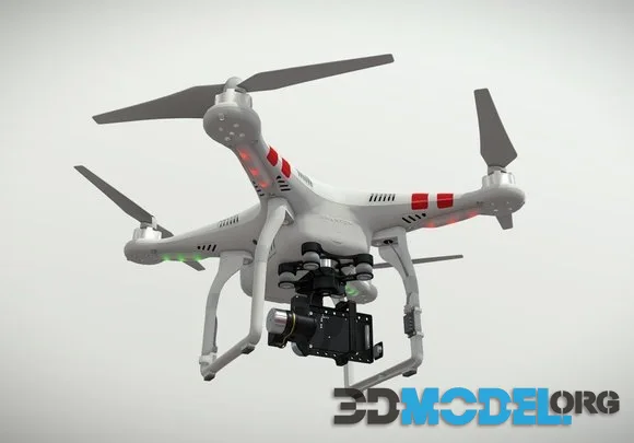 DJI Phantom 2 Quadcopter With Gimbal Gopro HERO (PBR)