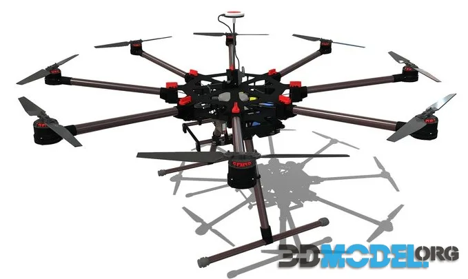 DJI S900 Camera Drone (PBR)