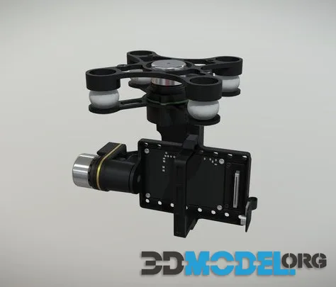 DJI Zenmuse H4 3D Gimbal For Gopro Hero3 4 (PBR)