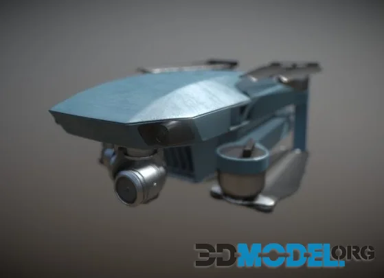 Dron Dji Mavic Game Model (PBR)