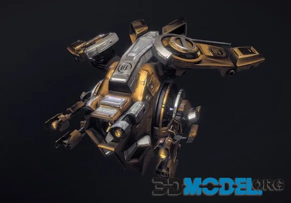 Drone 01   Laser Game Evo (PBR)