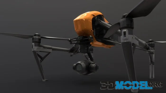 Drone DJI Inspire Pro 4K (PBR)