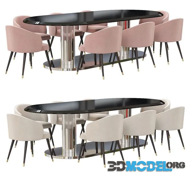 DV Home Collection Douglas Plaza Table and Chair Sandy cazarina