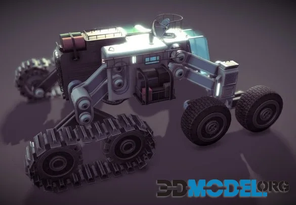 Eight Wheeled Space Exploration ATV (PBR)