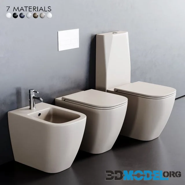 Esedra by SDR Ceramiche Quadra WC