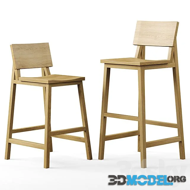 Ethnicraft Bar Stools