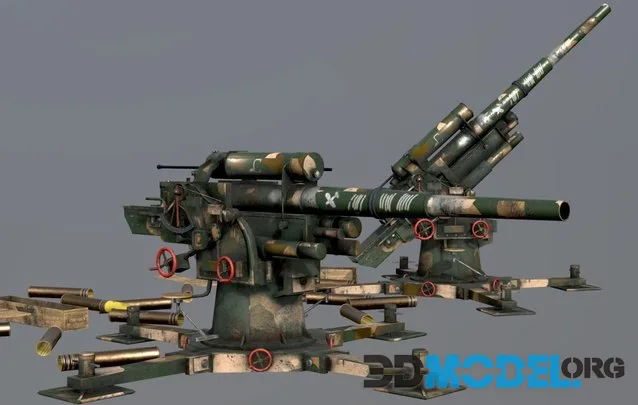 Flak 88 German WWII Forest Cammo (PBR)