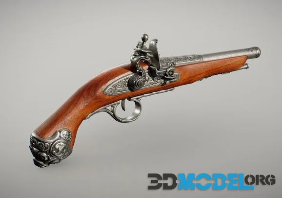 Flintlock Colonial Pistol (2019 FREE) (PBR)