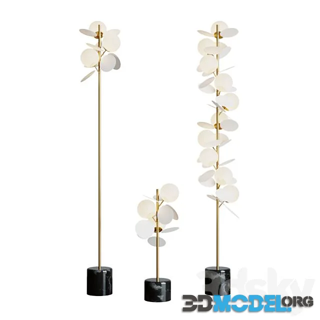 Floor Lamp Matisse Floor Lamp White