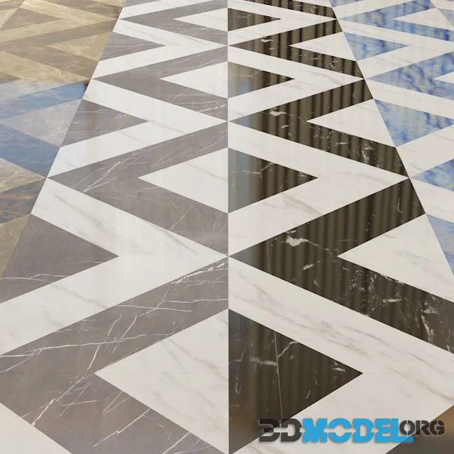 Gatsby's bathroom marble
