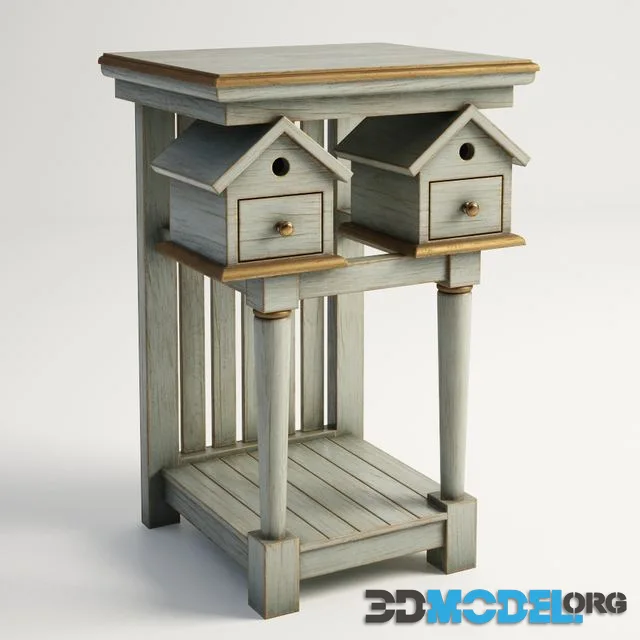 GRAMERCY HOME – BIRDHOUSE SIDE TABLE 522.013-FGG