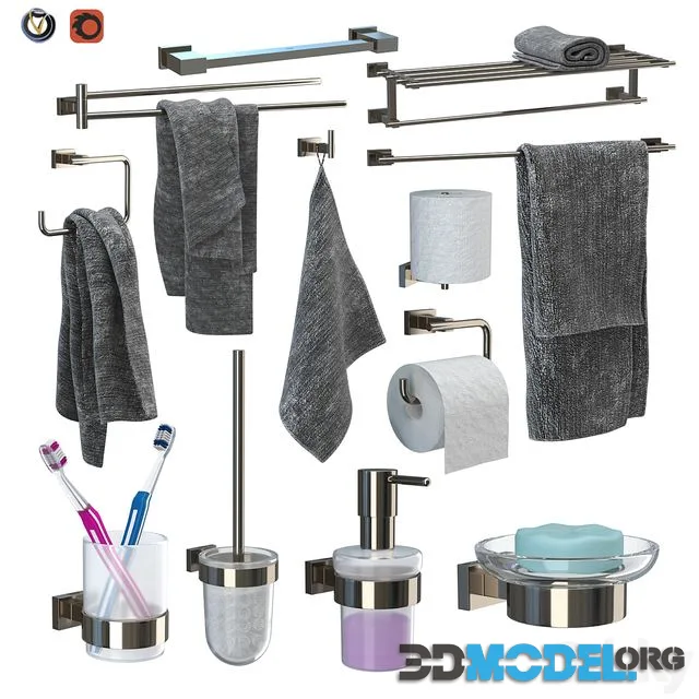 GROHE Essentials Cube Accessory Set (12 pcs)