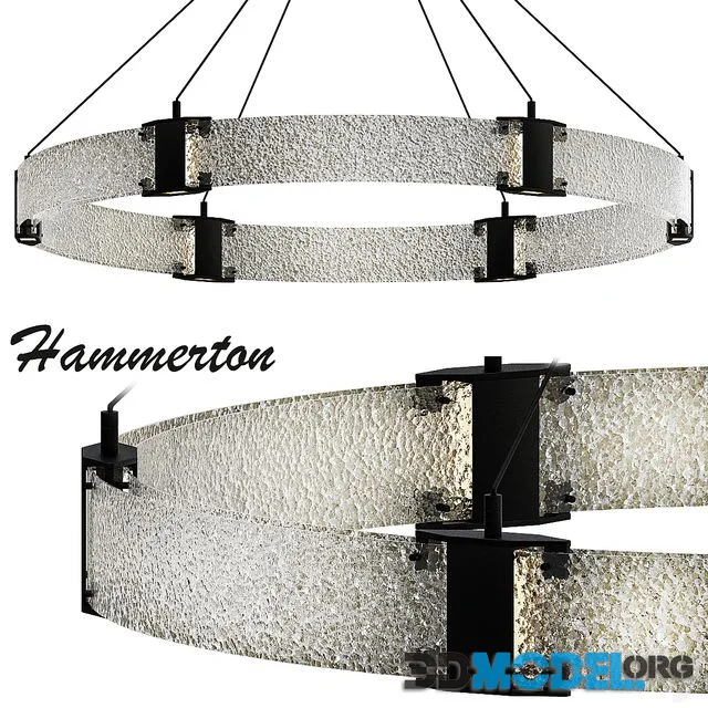 Hammerton studio Parallel Large Ring Chandelier