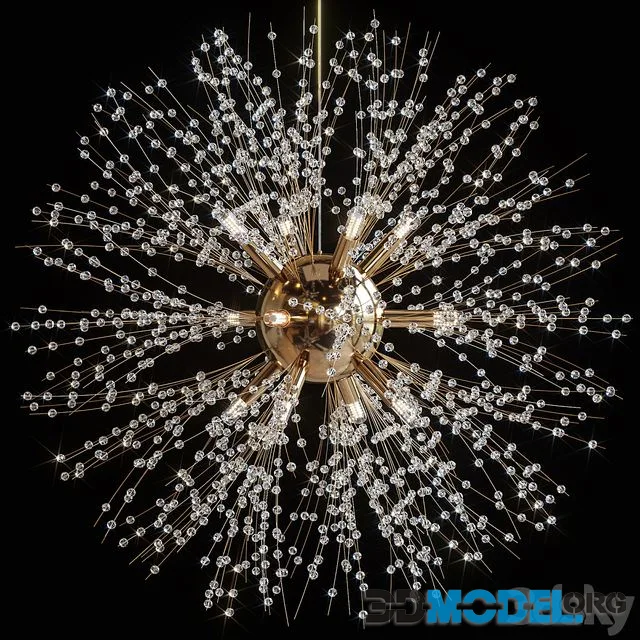Hanging chandelier ROSALIA d55cm