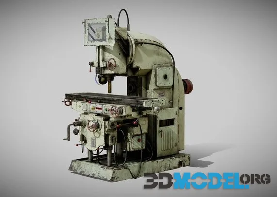 Industrial Milling Machine 02 (PBR)