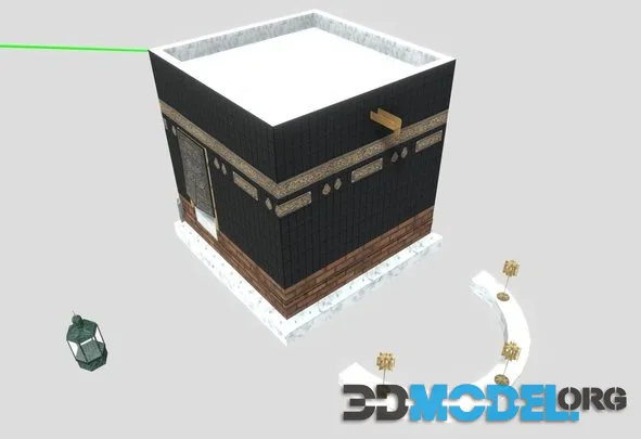 Kaaba In Mecca (PBR)