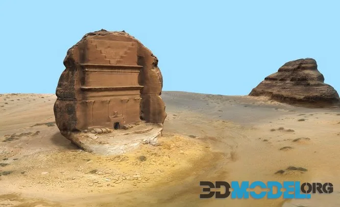 Lihyan Tomb, Ula, Saudi Arabia (PBR)