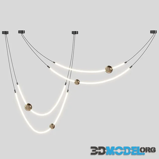 Line Led Chandelier