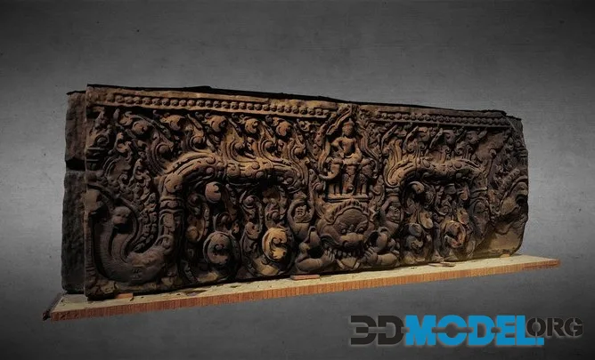 Lintel, Kapilapura In Angkor (PBR)
