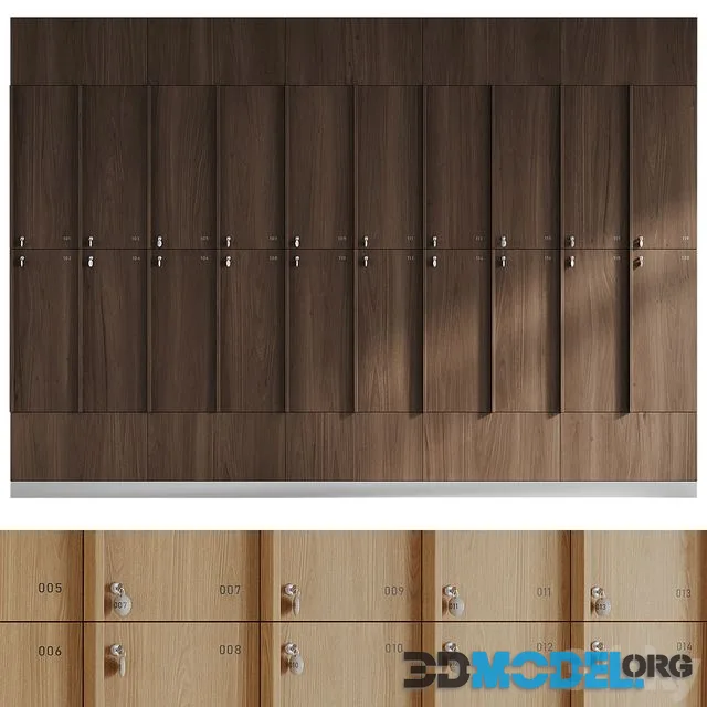 Locker rooms for sports centers and educational institutions