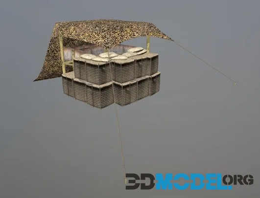 Low Poly Military Outpost Pack (PBR)