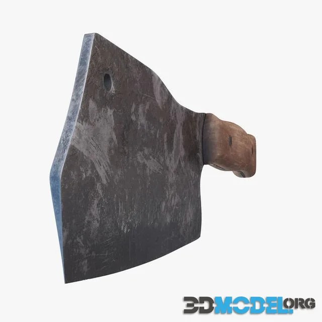 Meat Cleaver Low-poly (PBR)