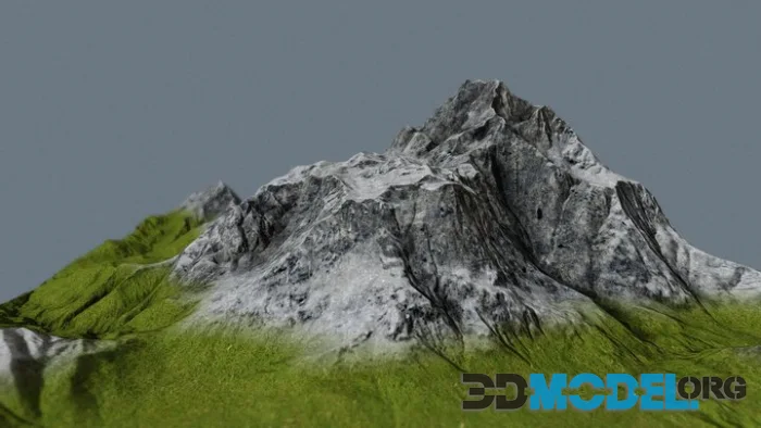 Mountain Low Poly (PBR)