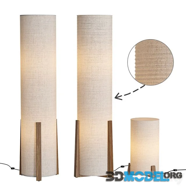 Nordic Japanese Floor Lamp by AFRALIA