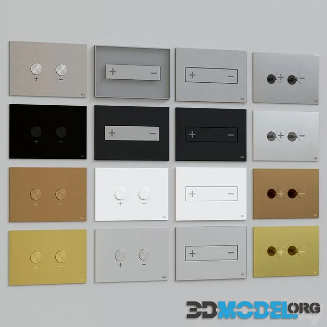 OLi Blink Trumpet Oceania flush plates