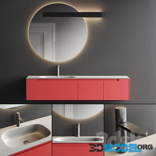 3D Model – Orma Vanity Unit Set 1