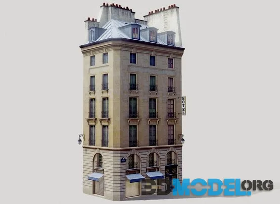 Parisian Building With Shops (PBR)