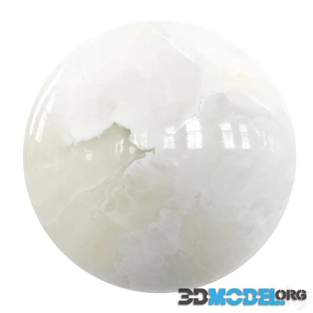 Pbr Marble White Onyx