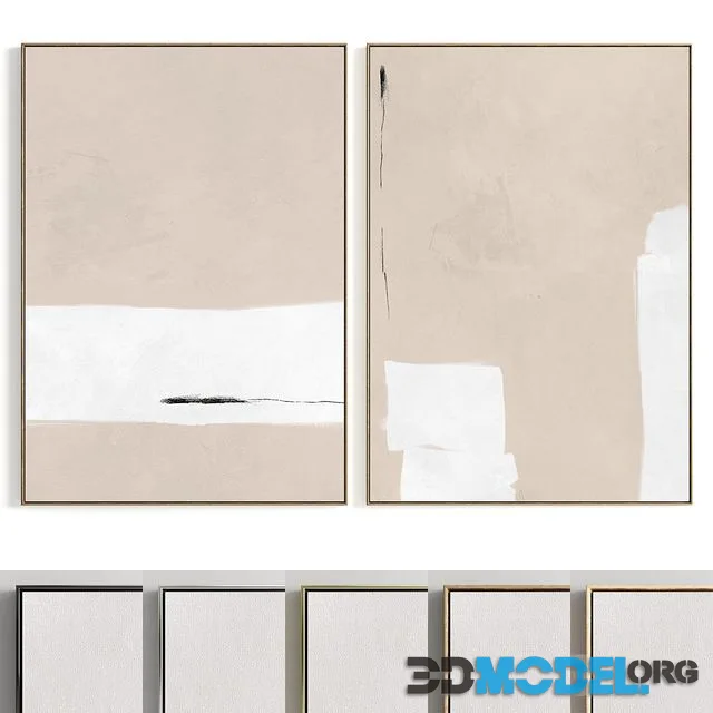 Plaster Two Photo Frame R-188