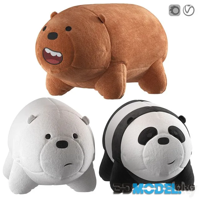 Plush toys Miniso We Bare Bears