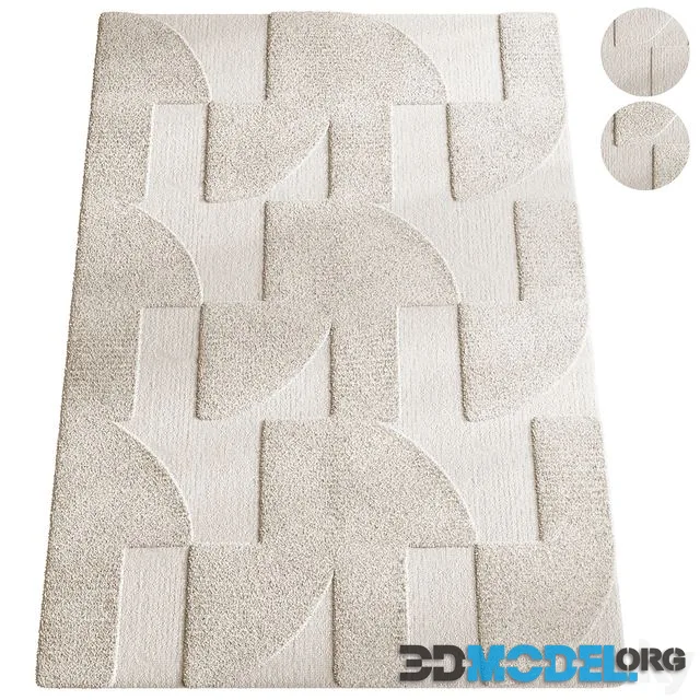 Pure Wool Rug Logan Beige