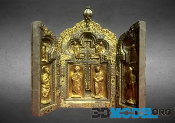 Reliquary Triptych Of The Holy Cross (PBR)