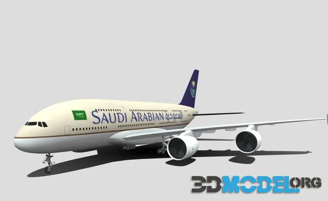 Saudi Arabia A380 (PBR)