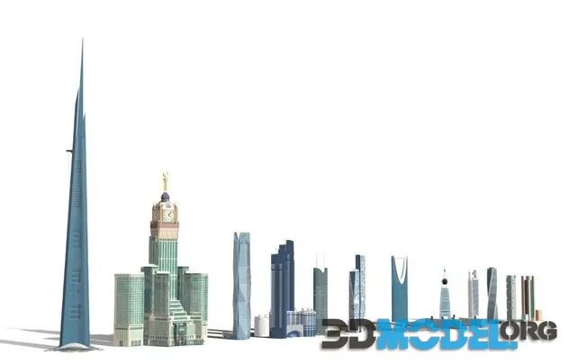 Saudi Arabia Tallest Buildings (PBR)