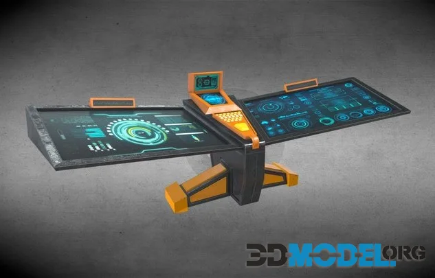 Sci Fi Computer Terminal (PBR)
