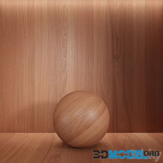 Seamless wood material
