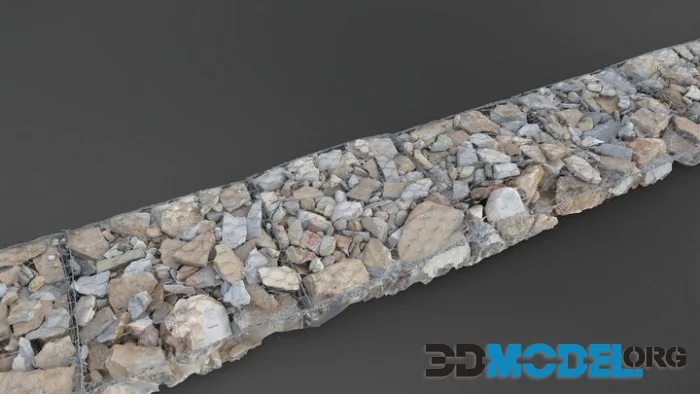 Seaside Gabion Wall (PBR)