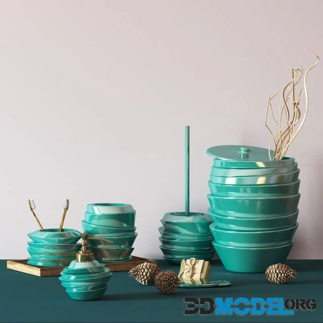 Set of accessories WESS for the bathroom