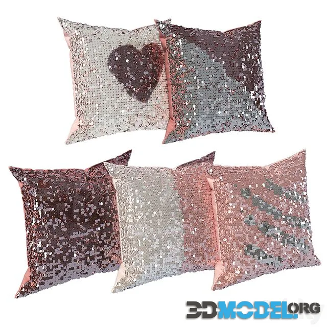 Shiny pillows