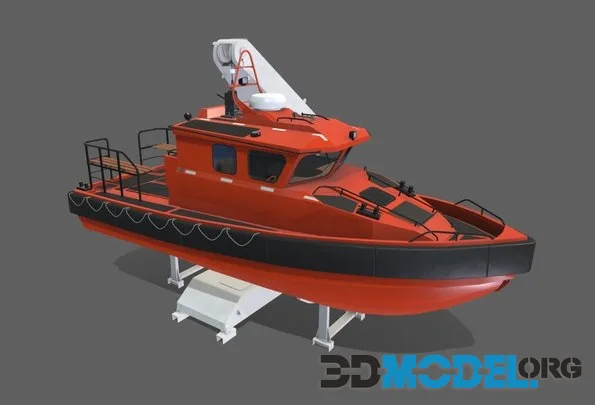 Ship Davit With Rescue Boat (PBR)
