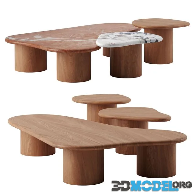 SKIMMING coffee tables by SSS Atelier